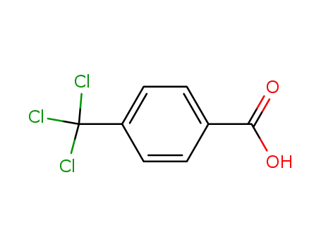 Molecular Structure of 5264-40-4 (4-(trichloromethyl)benzoic acid)