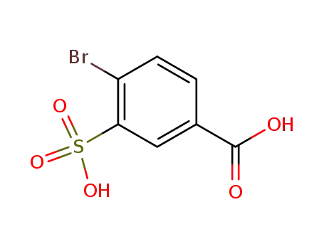 Molecular Structure of 154117-60-9 (4-bromo-3-sulfo-benzoic acid)