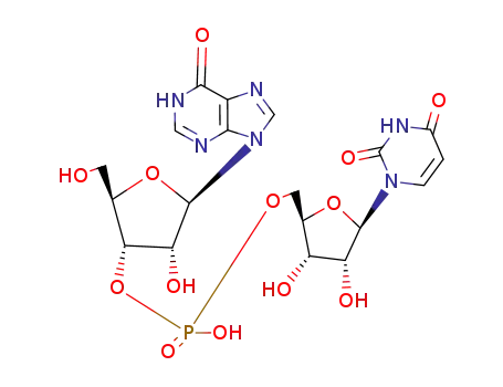 Molecular Structure of 10021-57-5 (Uridine, inosinylyl-(3'&reg;5')- (9CI))