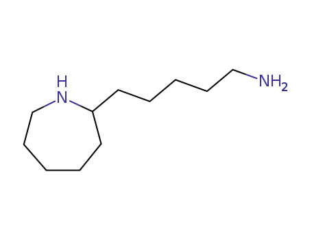 Molecular Structure of 20779-11-7 (Hexahydro-1H-azepine-2-pentylamine)