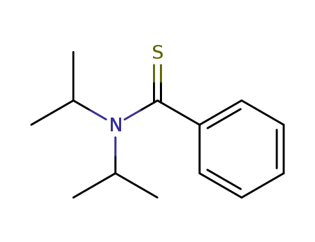 Molecular Structure of 15563-32-3 (Benzenecarbothioamide, N,N-bis(1-methylethyl)-)
