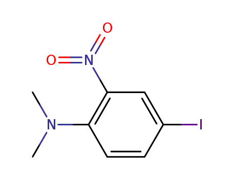 4-iodo-<i>N</i>,<i>N</i>-dimethyl-2-nitro-aniline
