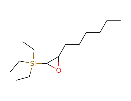 triethyl-(3-hexyl-oxiranyl)-silane