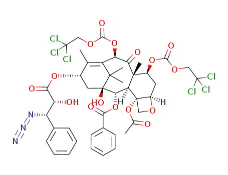Molecular Structure of 174729-13-6 (C<sub>44</sub>H<sub>45</sub>Cl<sub>6</sub>N<sub>3</sub>O<sub>16</sub>)