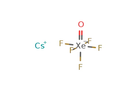 Molecular Structure of 12191-01-4 (caesium fluoride * xenon oxide tetrafluoride)