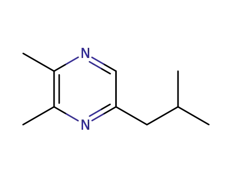 Molecular Structure of 54410-83-2 (5-ISOBUTYL-2,3-DIMETHYLPYRAZINE)