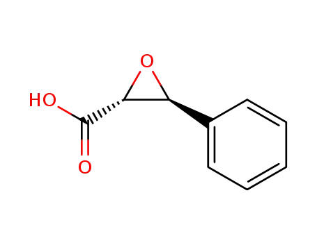 Molecular Structure of 79898-19-4 ((2R,3S)-3-phenyloxiranecarboxylic acid)