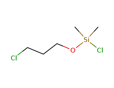 Molecular Structure of 18147-13-2 (Silane, chloro(3-chloropropoxy)dimethyl-)