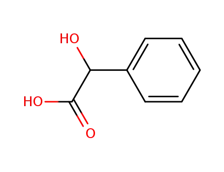 Molecular Structure of 90-64-2 (DL-Mandelic acid)