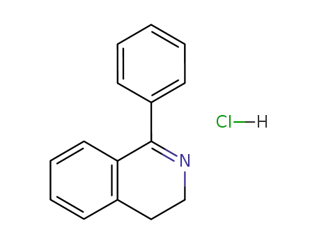 Molecular Structure of 52250-51-8 (1-Phenyl-3,4-dihydroisochinoline hydrochloride)