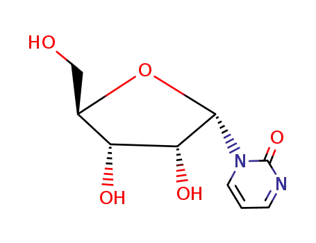 Molecular Structure of 65025-05-0 (1-α-<i>D</i>-ribofuranosyl-1<i>H</i>-pyrimidin-2-one)