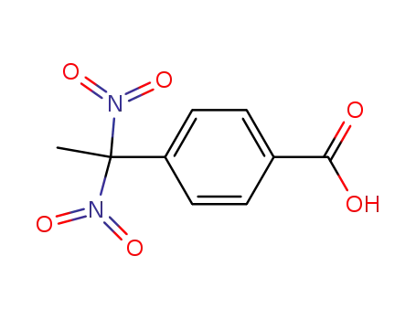 Molecular Structure of 90417-92-8 (4-<1,1-Dinitro-ethyl>-benzoesaeure)