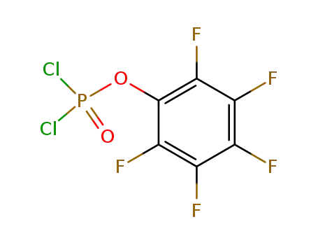 Molecular Structure of 17788-07-7 (2,3,4,5,6-pentafluorophenyl dichlorophosphate)