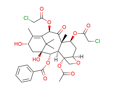Molecular Structure of 500726-10-3 (7,10-di-O-chloroacetyl-10-deacetylbaccatin III)
