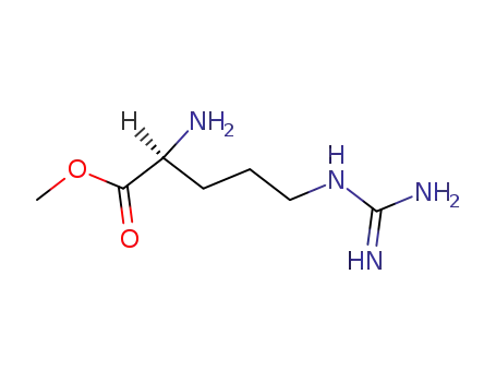 Molecular Structure of 2577-94-8 (methyl L-argininate)