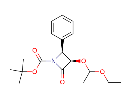 (3R,4S)- 1-t-butoxycarbonyl-3-(2-ethoxyethoxyl) -4-phenyl-2-azetidinone
