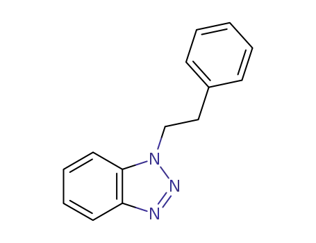 Molecular Structure of 63777-68-4 (1-phenethyl-1H-benzo[d][1,2,3]triazole)