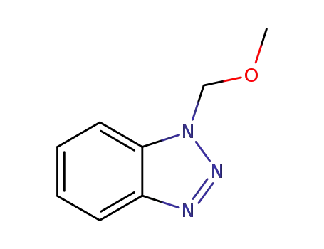 Molecular Structure of 71878-80-3 (1-(METHOXYMETHYL)-1H-BENZOTRIAZOLE)