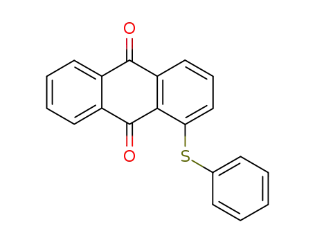 Molecular Structure of 13354-35-3 (1-(Phenylthio)anthraquinone)