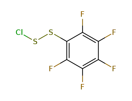 Molecular Structure of 62098-19-5 (Disulfide, chloro pentafluorophenyl)