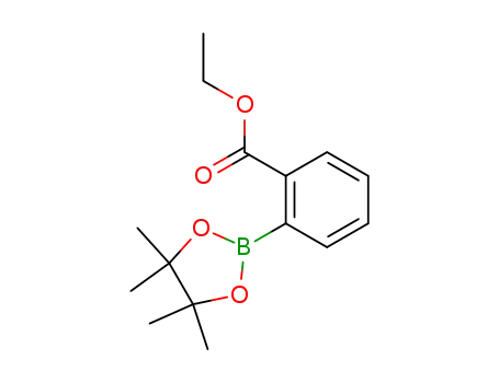 Molecular Structure of 269409-99-6 (2-Ethoxycarbonylphenylboronic acid pinacol ester)