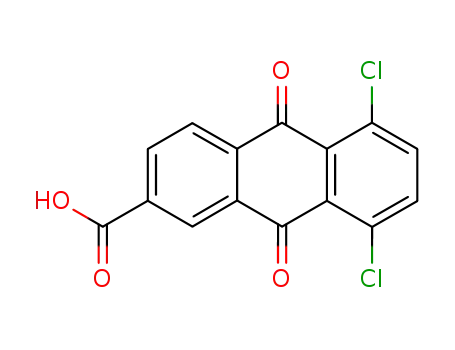 5,8-Dichloro-9,10-dihydro-9,10-dioxo-2-anthroic acid