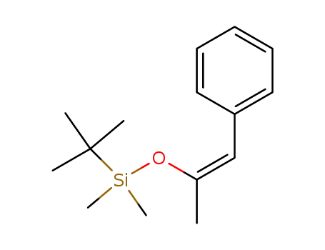 Molecular Structure of 201738-82-1 ((Z)-1-phenyl-2-tert-butyldimethylsiloxy-1-propene)