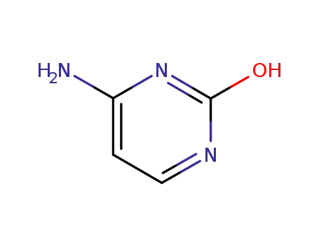 Molecular Structure of 66460-21-7 (2-Pyrimidinol, 4-amino- (9CI))