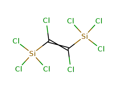 hexa-<i>Si</i>-chloro-<i>Si</i>,<i>Si</i>'-(1,2-dichloro-ethene-1,2-diyl)-bis-silane