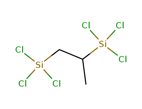 Molecular Structure of 18171-37-4 (1,2-bis-trichlorosilanyl-propane)