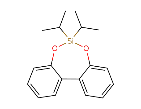 Molecular Structure of 1227735-80-9 (6,6-diisopropyldibenzo[d,f][1,3,2]dioxasilepine)