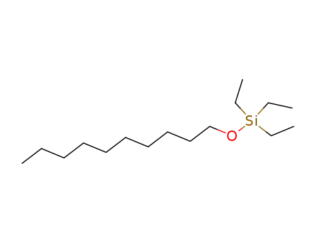 Molecular Structure of 256235-78-6 (Silane, (decyloxy)triethyl-)