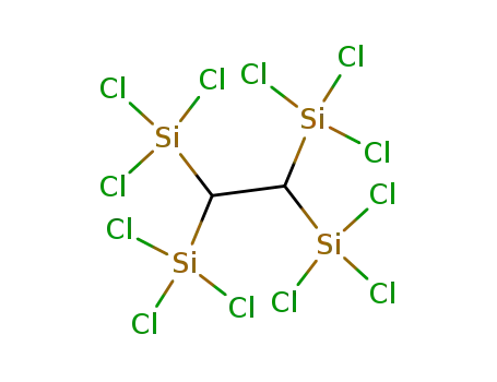 Molecular Structure of 18105-80-1 (1,1,2,2-tetrakis-trichlorosilanyl-ethane)