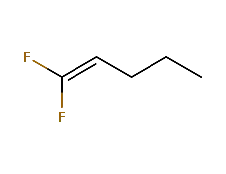 Molecular Structure of 4980-66-9 (1-Pentene, 1,1-difluoro-)