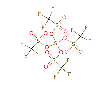 Molecular Structure of 66469-45-2 (Silantetrayltetrakis(trifluormethansulfonat))