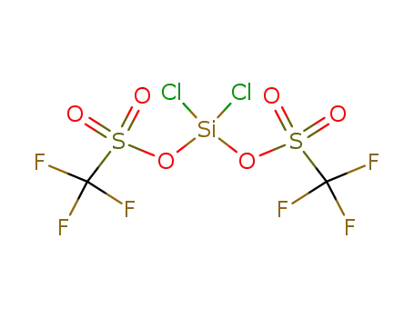 Molecular Structure of 27607-73-4 (Methanesulfonic acid, trifluoro-, dichlorosilylene ester)