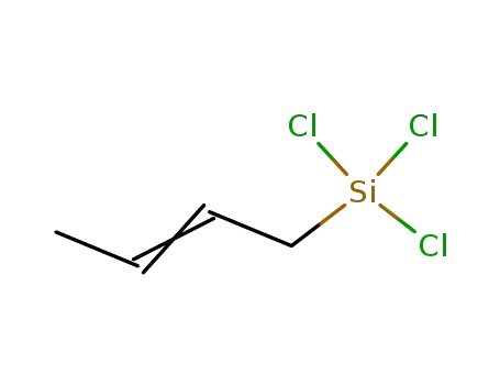 Molecular Structure of 18147-55-2 (but-2-enyltrichlorosilane)