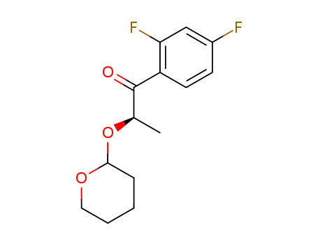 (2R)-1-(2,4-DIFLUOROPHENYL)-2-[(TETRAHYDRO-2H-PYRAN-2-YL)OXY]-1-PROPANONE