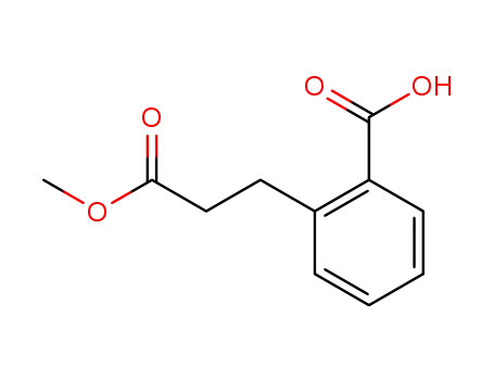 Molecular Structure of 33779-03-2 (2-(2-methoxycarbonylethyl)benzoic acid)