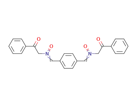 Molecular Structure of 34591-03-2 (1,1'-diphenyl-2,2'-(<i>N</i>,<i>N</i>'-dioxy-<i>N</i>,<i>N</i>'-<i>p</i>-phenylenebismethylene-diamino)-bis-ethanone)