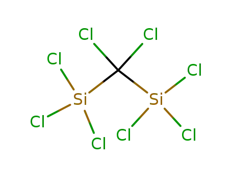 Molecular Structure of 18157-09-0 (Dichloro-bis(trichlorosilyl)methane)