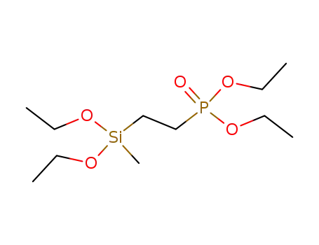 Molecular Structure of 18048-06-1 (diethyl [2-(diethoxymethylsilyl)ethyl]phosphonate)