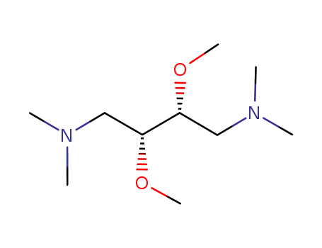 Molecular Structure of 26549-22-4 ((R,R)-(-)-2,3-DIMETHOXY-1,4-BIS(DIMETHYLAMINO)BUTANE)