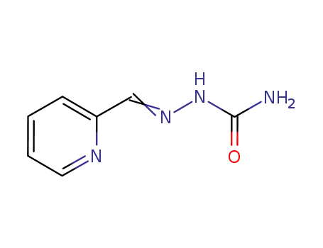 Molecular Structure of 13370-79-1 (2-pyridylformaldehyde semicarbazone)
