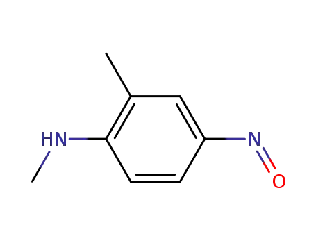 Molecular Structure of 6370-27-0 (2-methyl-4-nitroso-N-methylaniline)