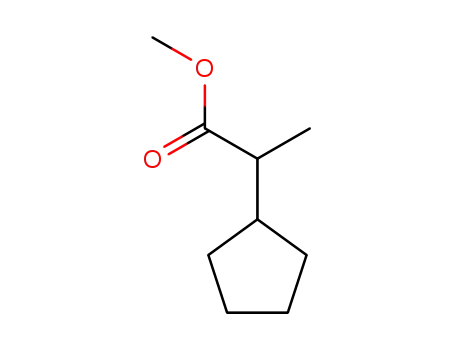 Cyclopentaneacetic acid, a-methyl-, methyl ester