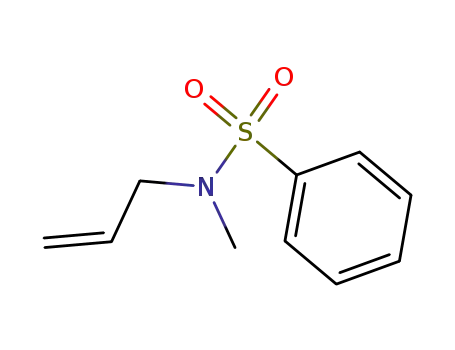 Molecular Structure of 62605-95-2 (Benzenesulfonamide, N-methyl-N-2-propenyl-)