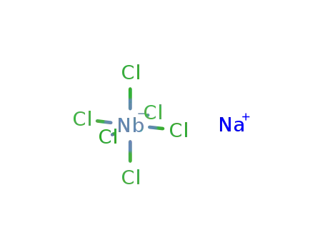 Molecular Structure of 16920-10-8 (Na<sup>(1+)</sup>*NbCl<sub>6</sub><sup>(1-)</sup>=NaNbCl<sub>6</sub>)
