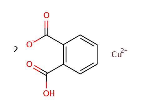 Molecular Structure of 39870-71-8 (1,2-Benzenedicarboxylic acid, dicopper(1+) salt)