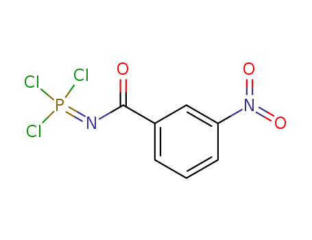 Molecular Structure of 17437-70-6 (3-nitro-benzoic acid-(trichlorophosphoranyliden-amide))
